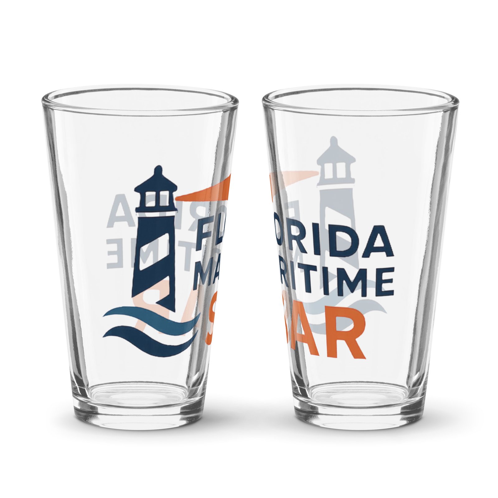florida maritime sar pint glass