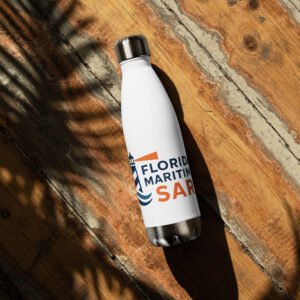 florida maritime sar stainless steel water bottle