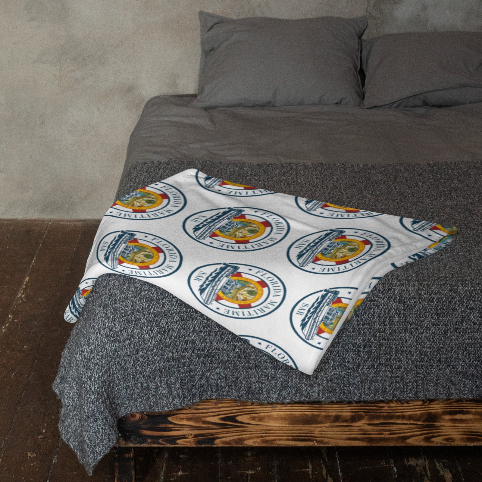 florida maritime sar throw blanket